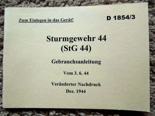 Ww2 german mp44 sturmgewehr - german,