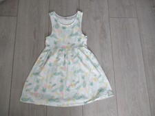 Belle Robe d'été tropicale vert d'eau Taille 6 ans Kiabi