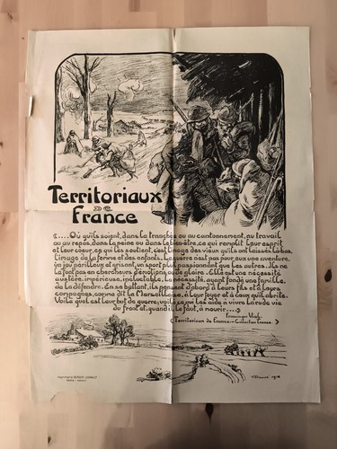 Territoriaux france 1918 - de,