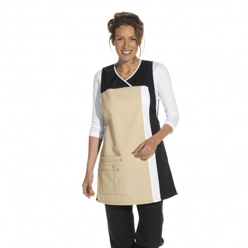 Chasuble tablier beige - chasuble,