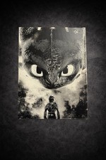 Tableau Dragons Krokmou noir