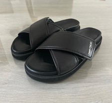 Jimmy Choo Joel Sandals Men’s Size 45 (US 12) Black Designer Luxury Shoes