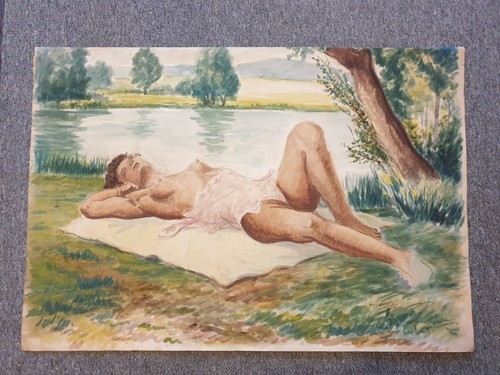 Tableau erotique une femme - tableau, d'une