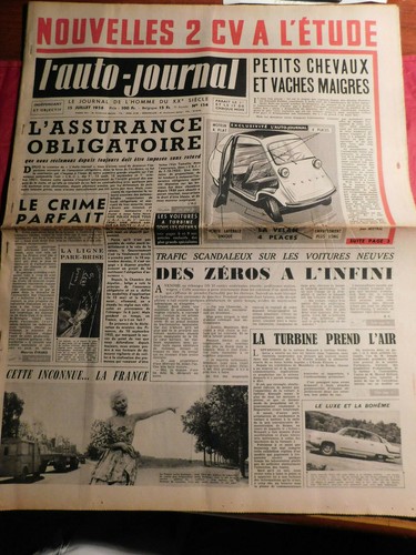 1956 auto journal banc d - le,