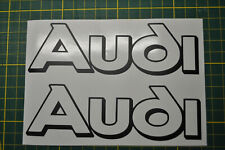 2 STICKERS AUDI  autocollant