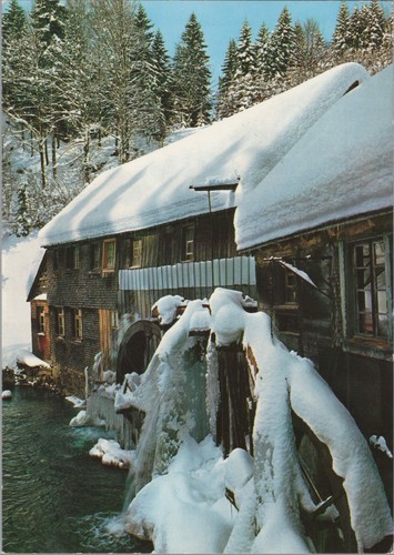 Carte postale mühle - carte,