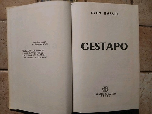 Sven hassel gestapo - sven,