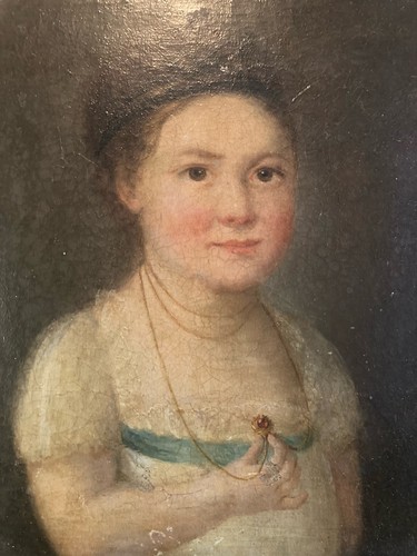 Peinture portrait fille huile - portrait,