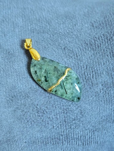 Collier art kintsugi quartz - collier,
