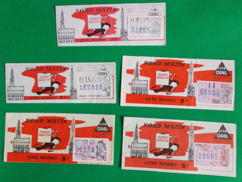Lot billets loterie - lot,