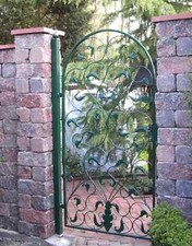 Portail En Fer Forgé Lisbao-RBGT100/200S Galvanisé Premium RAL 6005