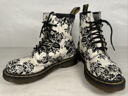 Doc martens white - martens, black