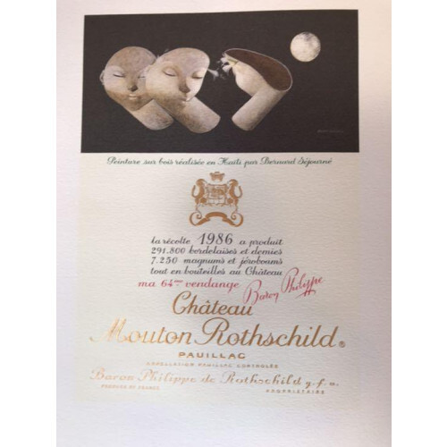 Chateau mouton rothschild 1986 - mouton,