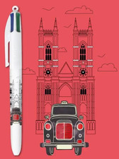 BIC STYLO 4 COULEURS COLLECTOR - EDITION LONDRES - TAXI / WESTMINSTER