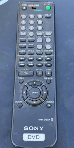 Original sony rmt d108a remote - original, rmt-d108a
