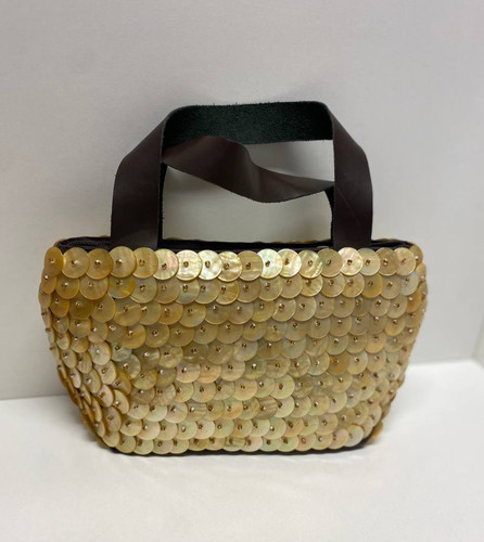 Sac main paillettes - à,