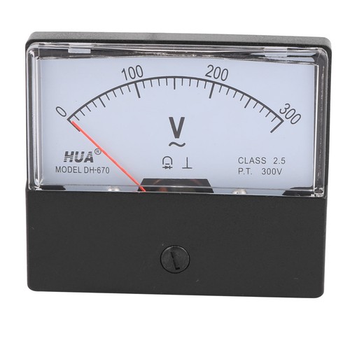Voltmètre analogique tension