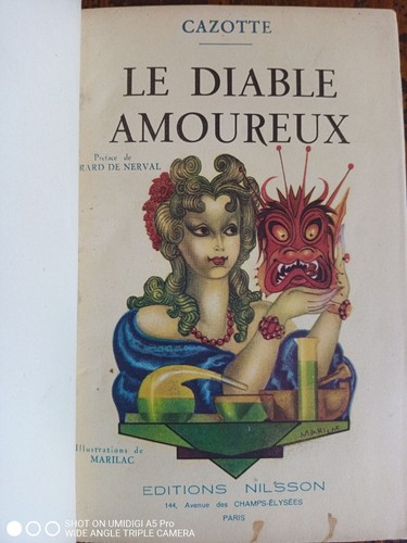 Cazotte diable amoureux - diable,