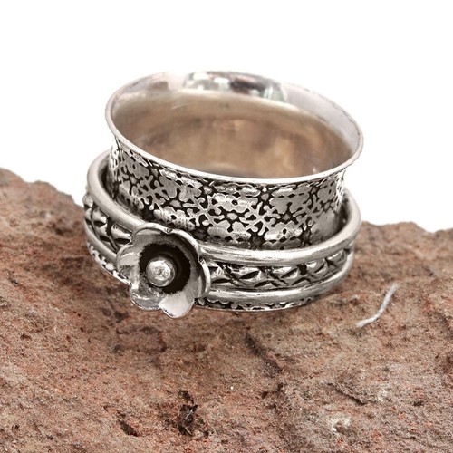 Bague toupie argent pour - bague, en