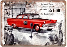 Vintage 1955 Ford Taxis Ad