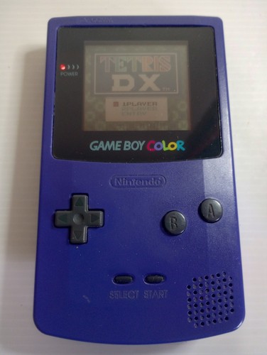 Nintendo game boy color - color, grape