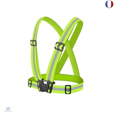 Tomedeks 1PCS Gilet de Sécurité Veste Réfléchissante Taille Ajustable Forte Vis