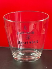 Seau à Champagne plastique ou plexiglass design, Alfred Gratien Epernay 21,5 cm