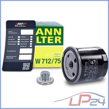 MANN FILTRE À HUILE+BOUCHON