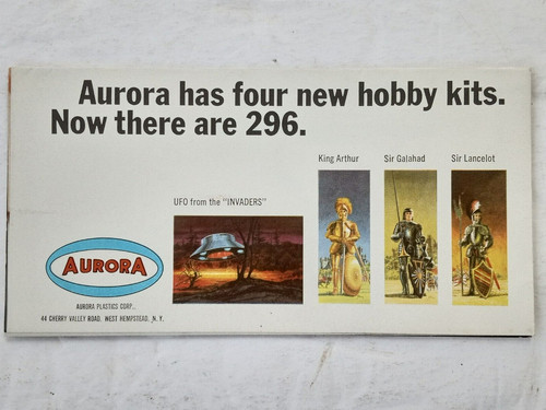 Aurora 1968 brochure ufo - aurora,