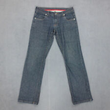 Jean Droit Éthique Écolo 1083 Femme M Bleu Brut Coton Bio Zip