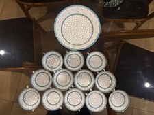 Service à dessert LIMOGE signée Paillet Art déco / 13 Pièces