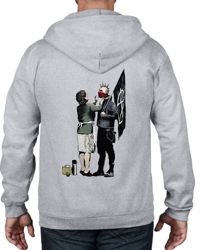 Hoodie mum zip complet - À,