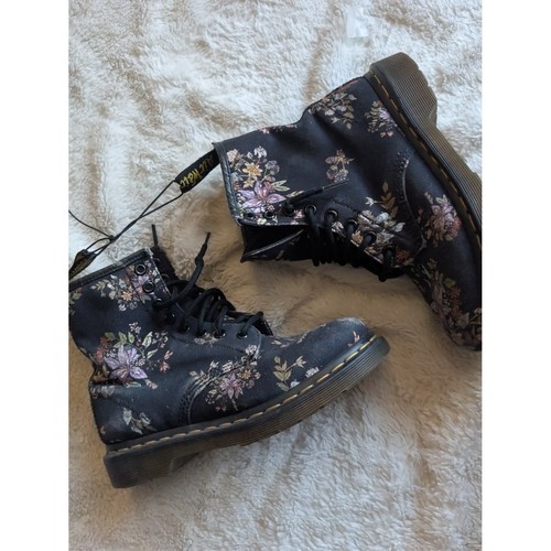 Doc martens catel rare - martens, floral
