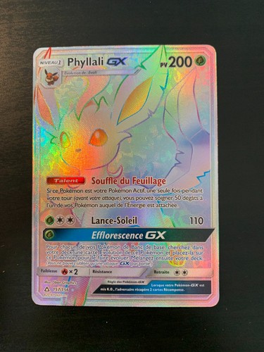 Carte pokémon phyllali gx - pokémon,