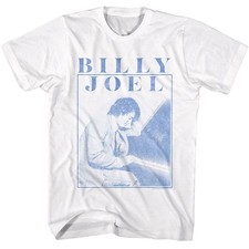 Billy Joel - de Jeu Piano Photo - Américain Classiques - Solid Blanc Adulte