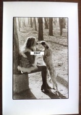 Photo presse vintage BRIGITTE BARDOT Bois de Boulogne (20 x 30 cm) Paris