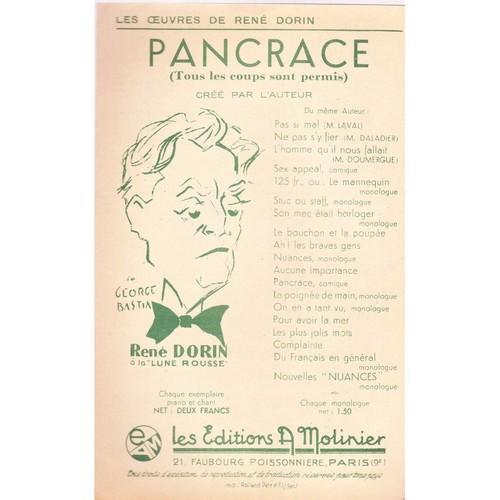 Pancrace tous les coups - tous,