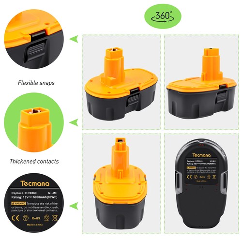 18v 5ah batterie chargeur pour - 5ah, batterie/chargeur