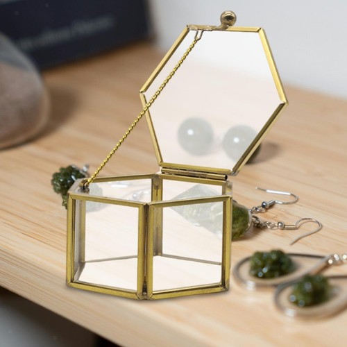Boîte bijoux verre - boîte, à