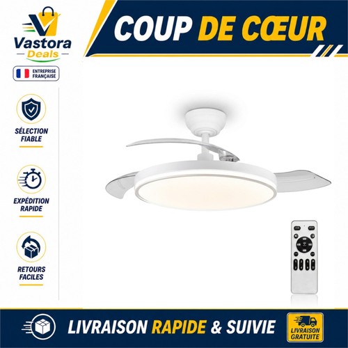 Ventilateur plafond led 106cm - led,