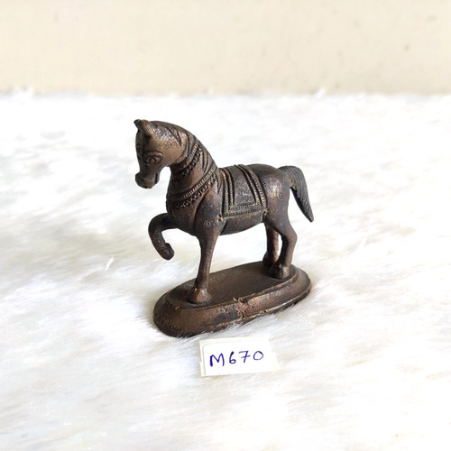19c laiton vintage cheval - 19c,