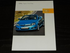 OPEL TIGRA TWIN TOP brochure catalogue documentation commerciale édition 09/2004