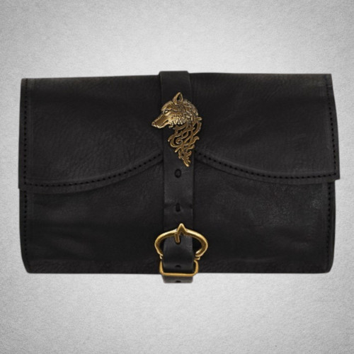 Pochette viking cuir sac - viking, en