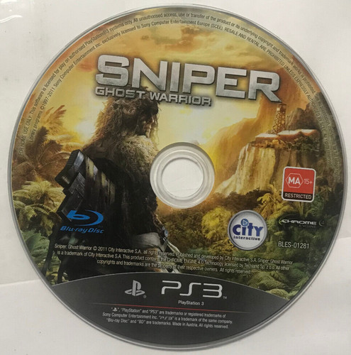 Sniper ghost warrior - ghost, ps3