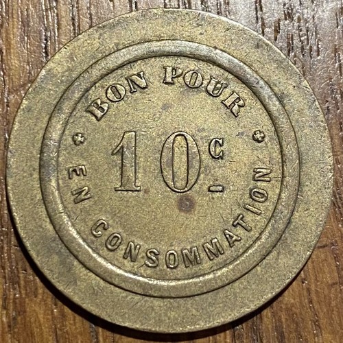 Jeton bon pour centimes - pour, 10
