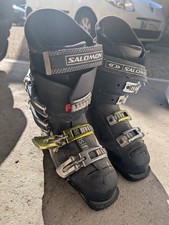 Salomon X-Wave 8.0 Ski Boots Size 26.5 (EU 40.5) Black / Grey Sensifit Carbon Li