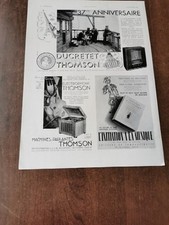 Publicité ad 1934 Ducretet