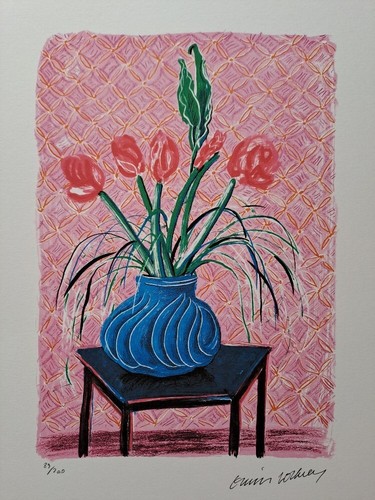 Signé david hockney - signé,