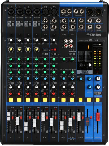 Yamaha mg12xu channel mixer - yamaha,
