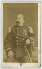 CDV F. Trottier à Clermont-Ferrand 1870-80. Capitaine. 99e RI ?